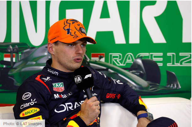 Verstappen received a Grid Penalty for the Belgian Grand Prix