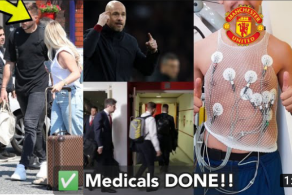 NOW WE GO The fourth summer signing for MAN UNITED has just arrived at the stadium and will soon complete a "glorious move" to the club. Medicals have already been organized, and he will soon get to know his new teammates