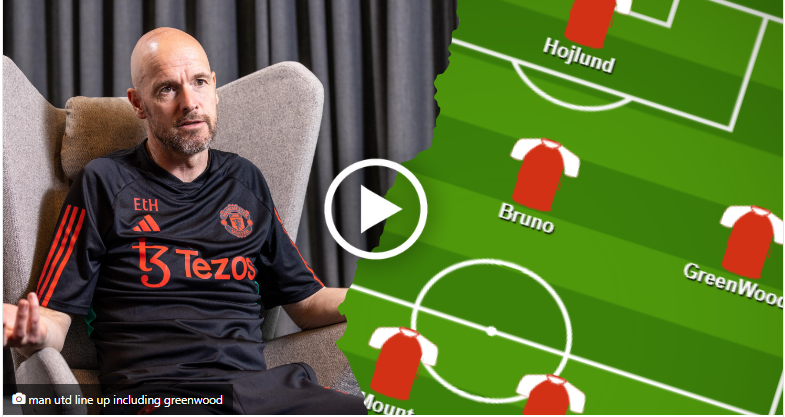 Ten Hag list the top five reasons Greenwood was selected for the upcoming Man Utd game in his article titled "Not Just Good."