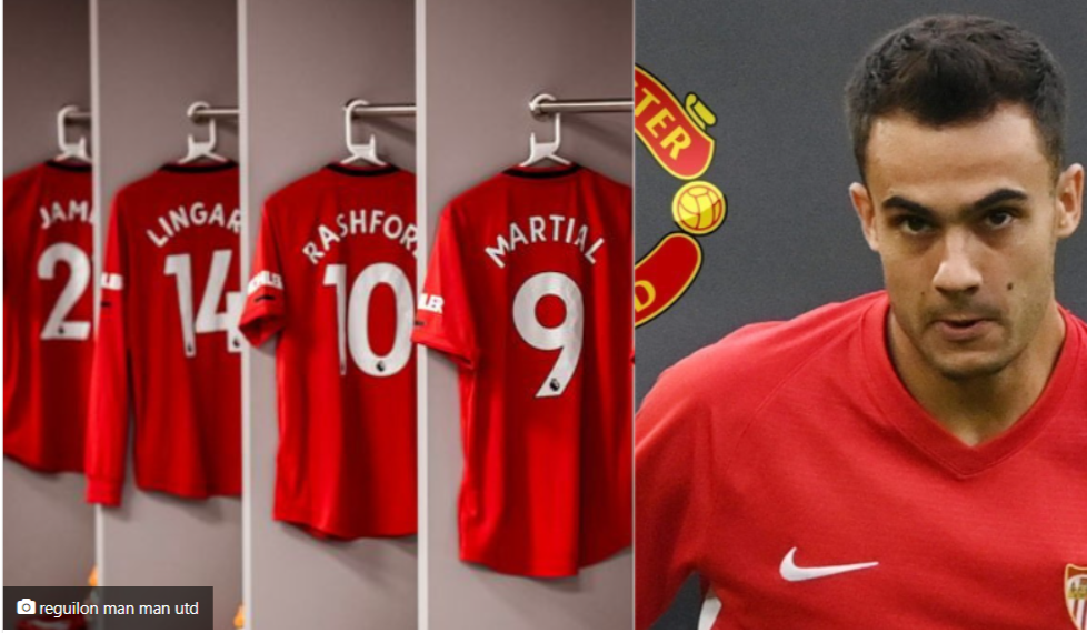 Shirt Number Revealed – Man Utd shirt numbers available for Sergio Reguilon ahead of Tottenham transfer