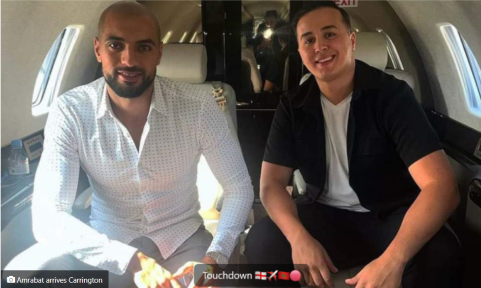 ‘Unbelievable’ – What Manchester United fans did as Amrabat arrives Carrington with his agent
