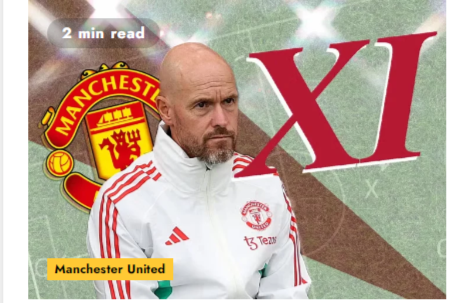 Three changes – Man Utd strongest 4-2-3-1 XI vs Arsenal – lineup