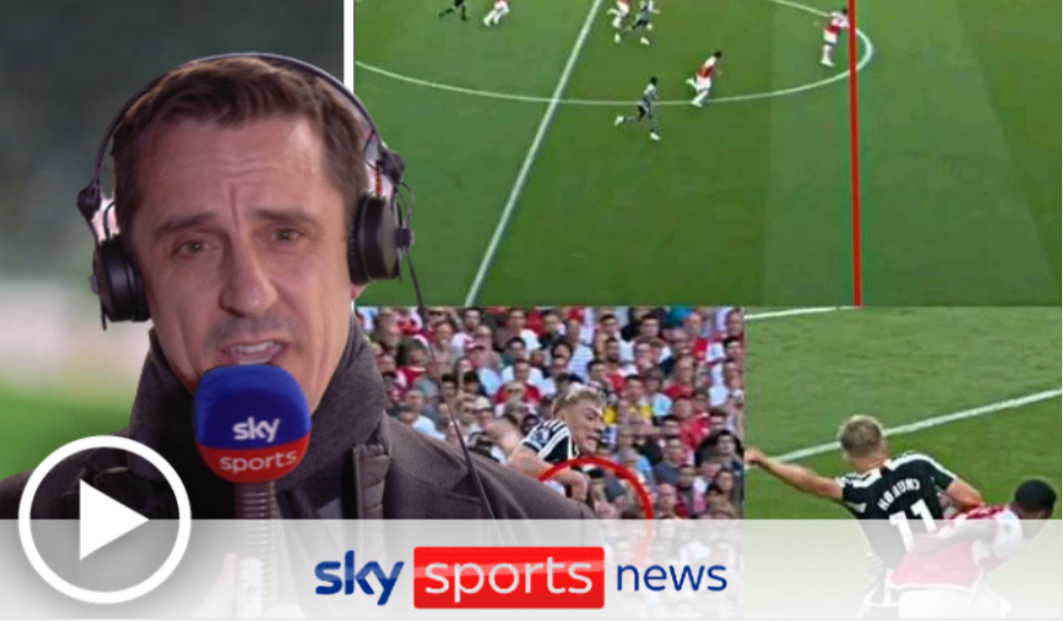 “It would feel like that…” – finally Sky Sports Gary Neville open up to what really happen in VAR room on ARSMUN game