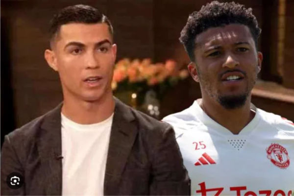 Cristiano Ronaldo has instructed Jadon Sancho on how to end the Erik ten Hag rivalry as soon as possible