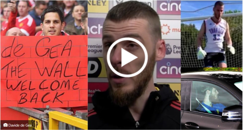 ‘I am Back Now’ – Davide de Gea reveals reasons for his return to Old Trafford after his secret meeting with Ten Hag ahead of international Break