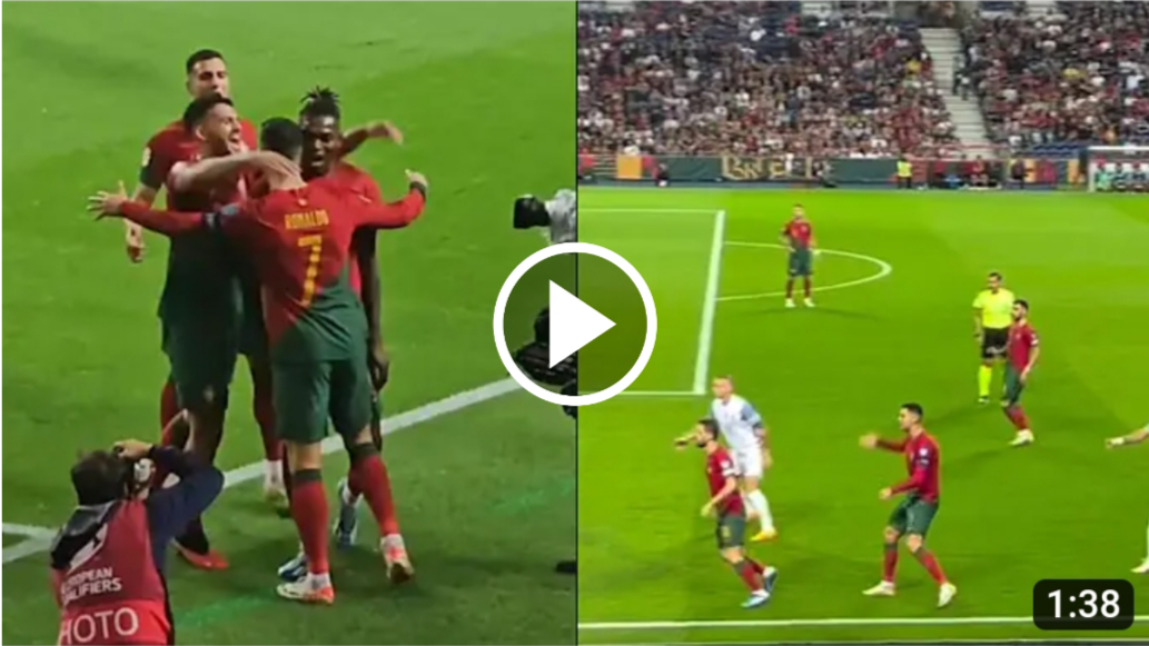 (Video) GOAL! - Cristiano Ronaldo scored his 125th international goal in Portugal's resounding victory, thanks to an unbelievable assist from Bruno Fernandes