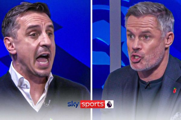 'Please allow me to finish!' - Gary Neville and Jamie Carragher's heated discussion over Erik ten Hag and Man United's difficulties following Man City's defeat - Revealed