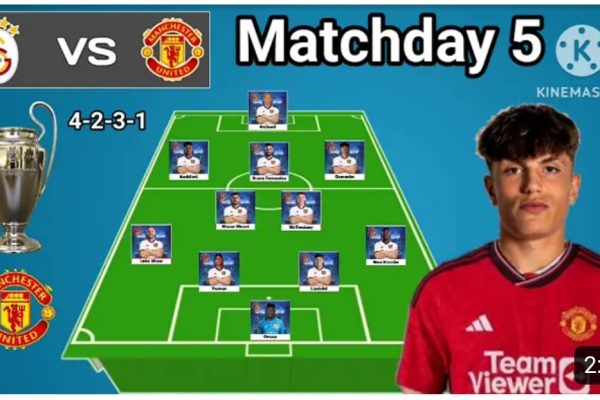 Garnacho, Wan-Bissaka and Martial are starting Man United's lineup vs Galatasaray, team news, and injury report - Champions League